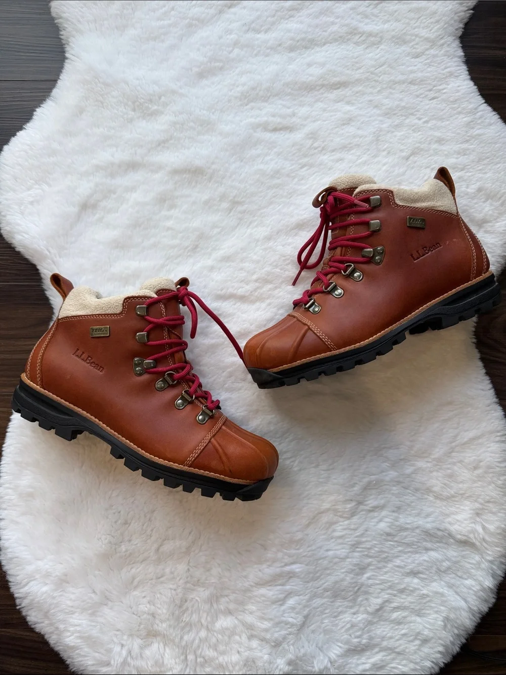 LL Bean TEK 2.5 Knife Edge Mount Katahdin Vibram Waterproof Hiking Boots size 8